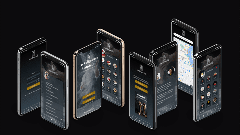 Identité Visuelle, Conception logo, Interface application mobile par VANCKH Studio.