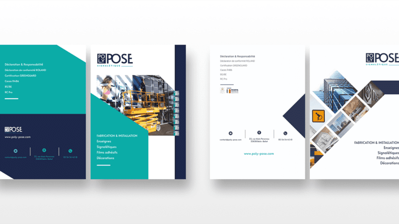 Plaquette commerciale, Conception Visuel, Mise en page, Design Graphique par VANCKH Studio