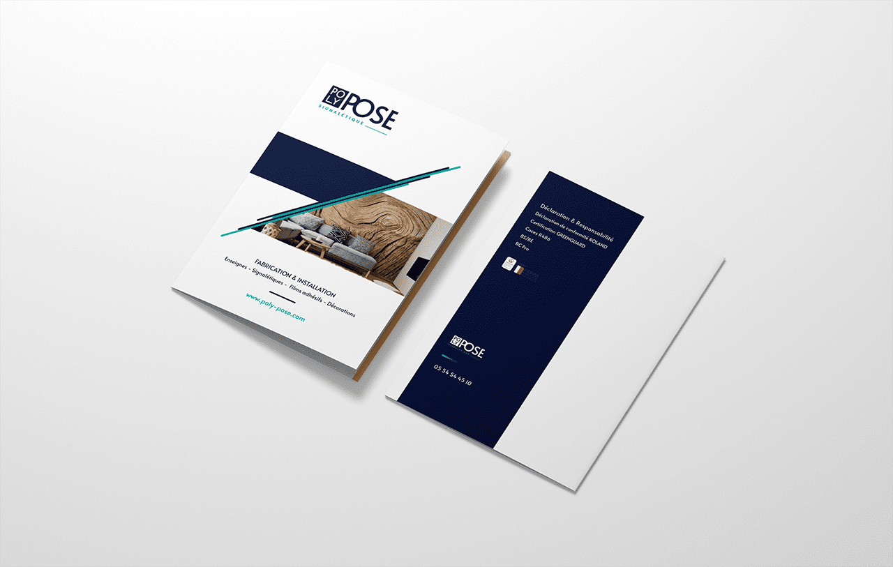 Plaquette commerciale, Conception Visuel, Mise en page, Design Graphique par VANCKH Studio